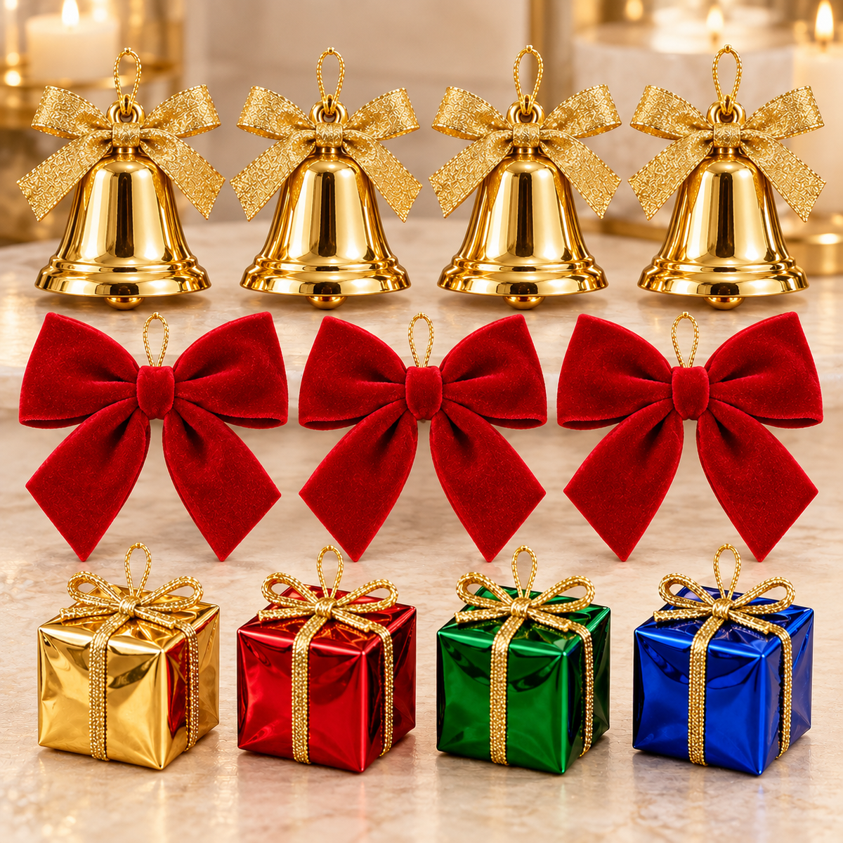 Özel Yılbaşı Süsleme Seti – 11 Parça 🎄